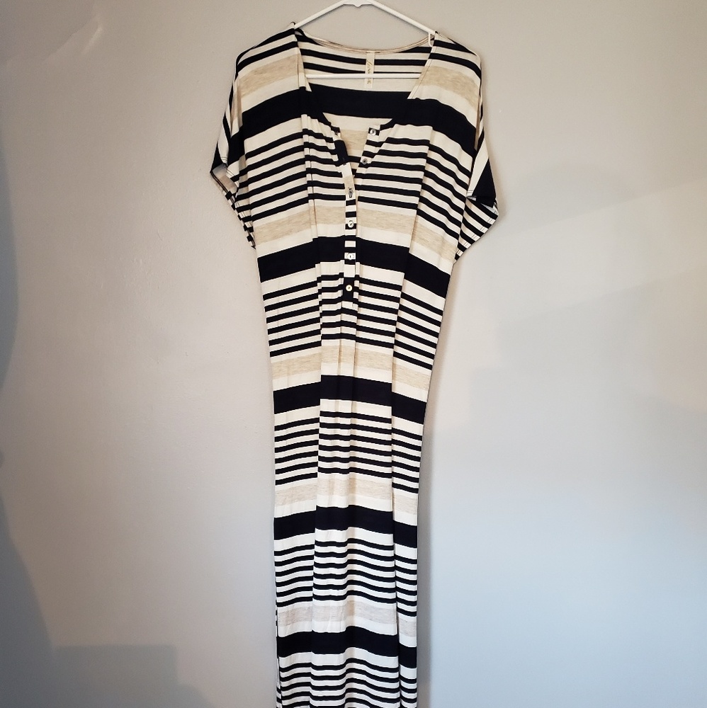 Love in Striped summer maxi dress